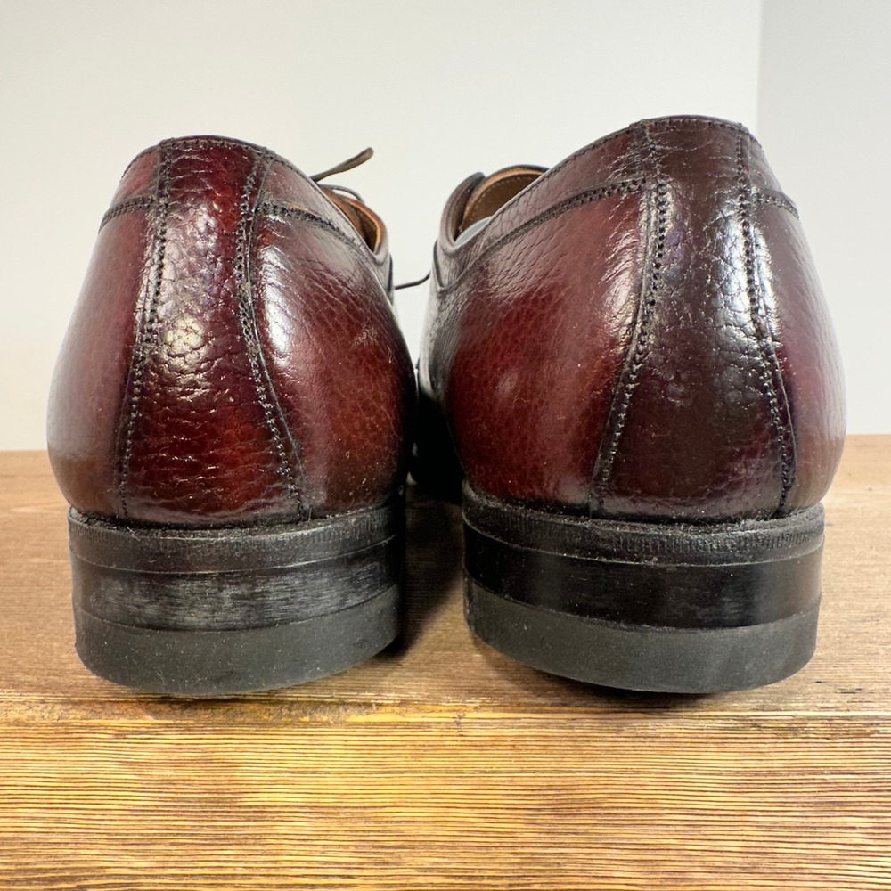 VTG Florsheim Comfort Cushion Mens Leather Derby Shoes SZ 8.5D Brown 606303 - Picture 5 of 10